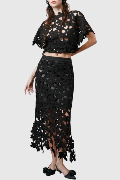 Sorcha Floral Hollow Top