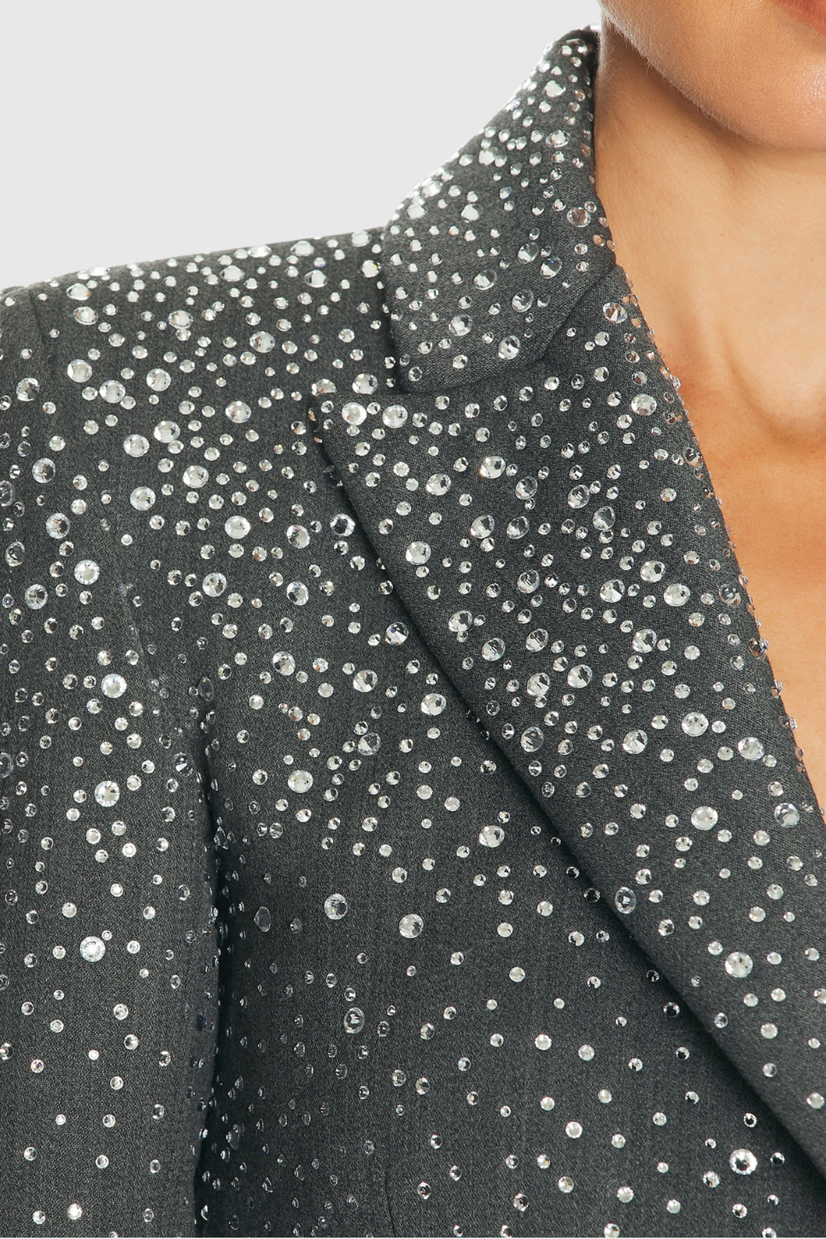 Stellao Crystal Embellished Blazer