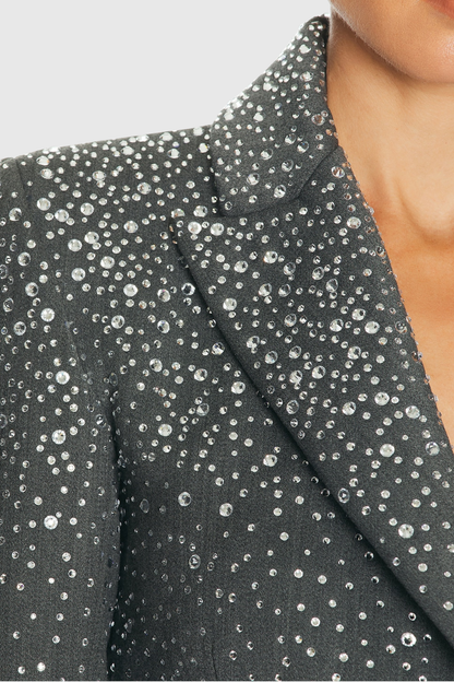Stellao Crystal Embellished Blazer