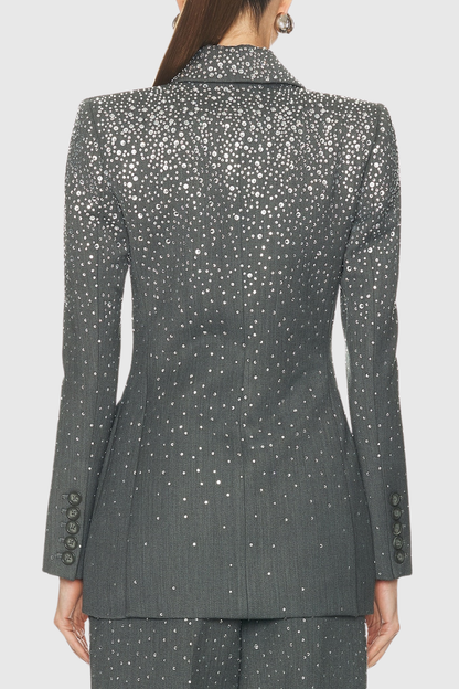 Stellao Crystal Embellished Blazer