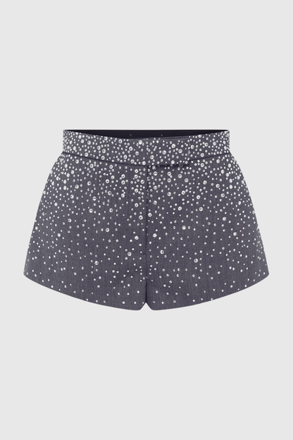 Stellao Crystal Embellished Shorts
