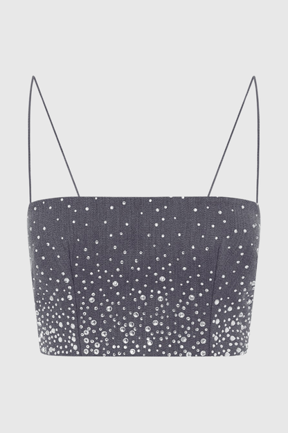 Stellao Crystal Embellished Top