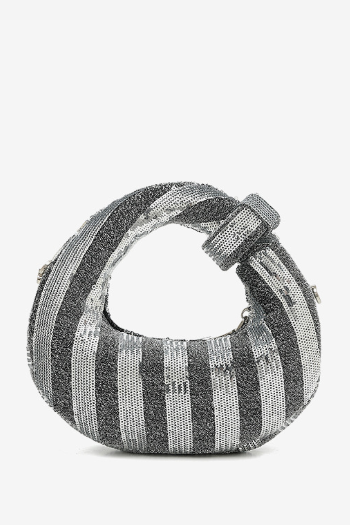 Stephana Sequin Bag - Silver