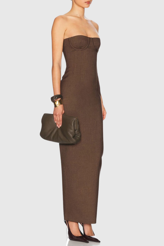 Sylwia Strapless Maxi Bandage Dress