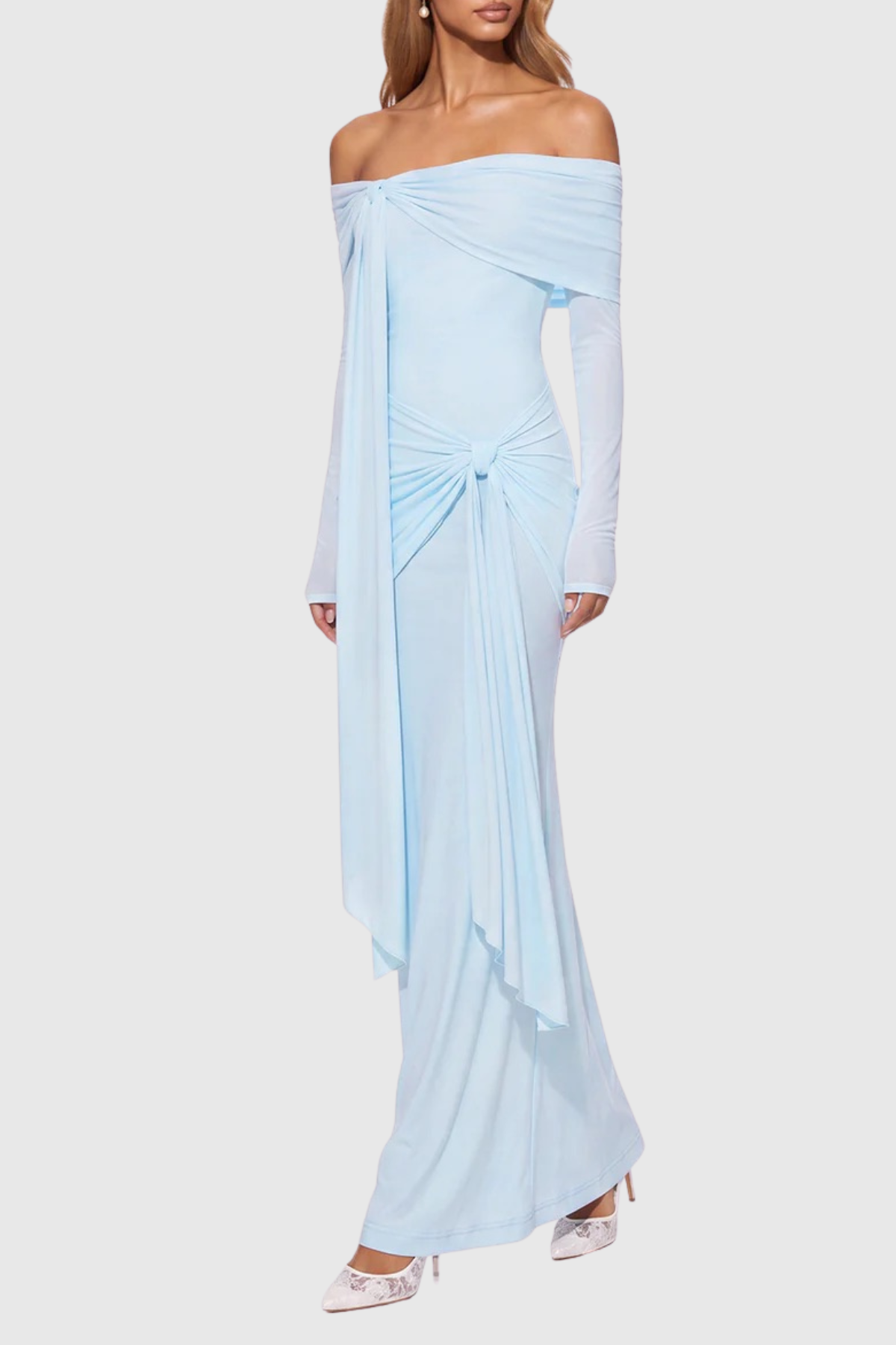Talula Off Shoulder Twist Maxi Dress