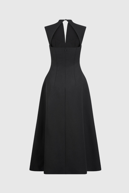 Tatka Sleeveless Pleated Midi Dress