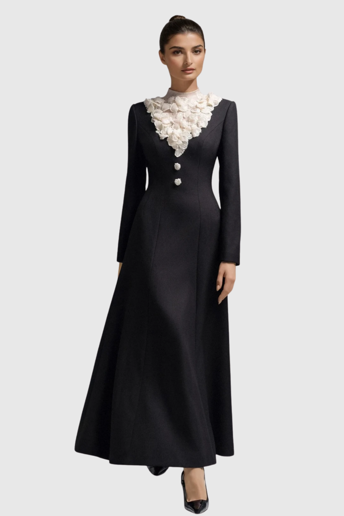 Teigo Floral Sequin Maxi Dress