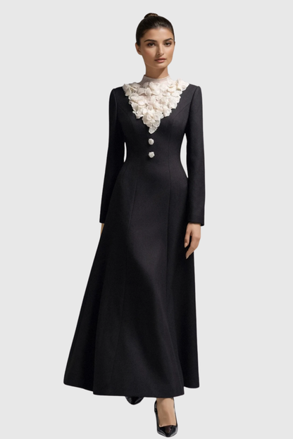 Teigo Floral Sequin Maxi Dress