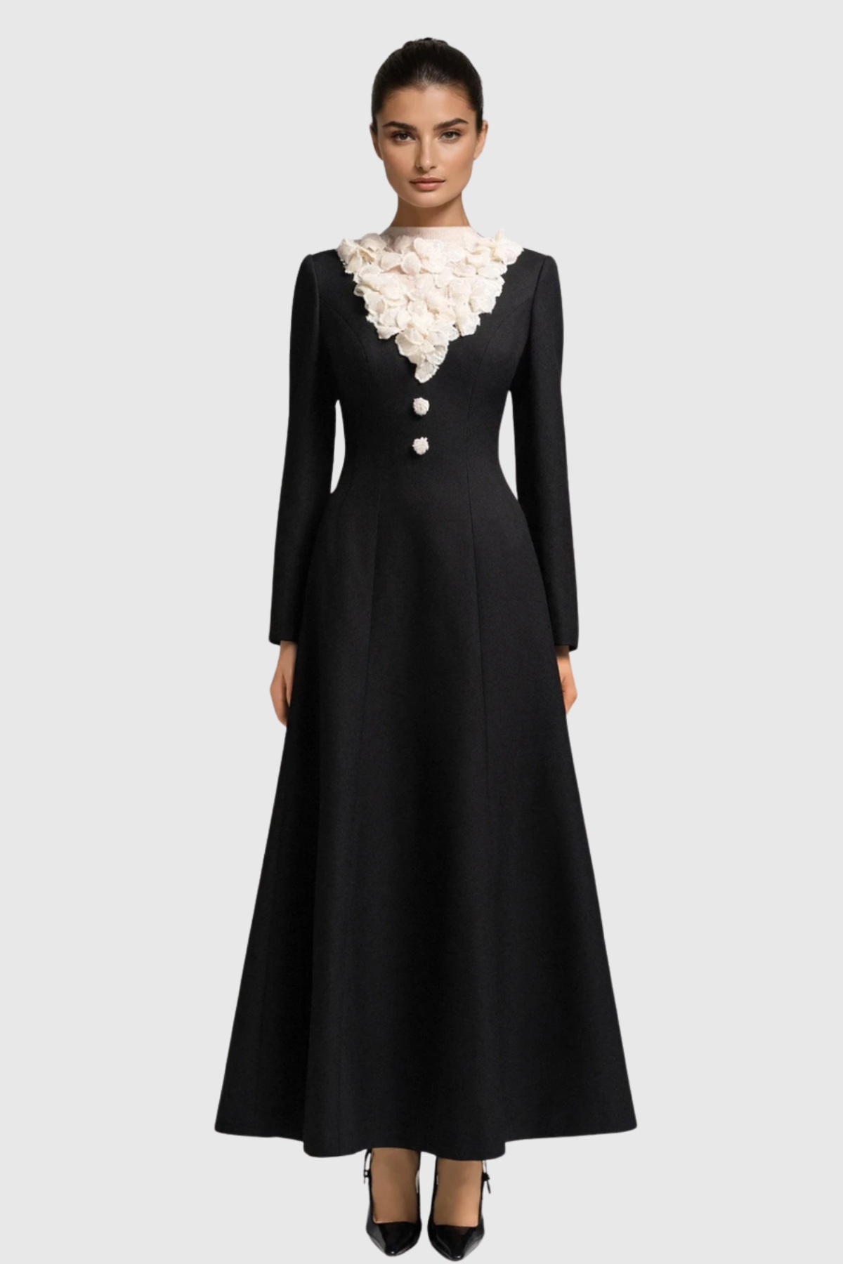 Teigo Floral Sequin Maxi Dress