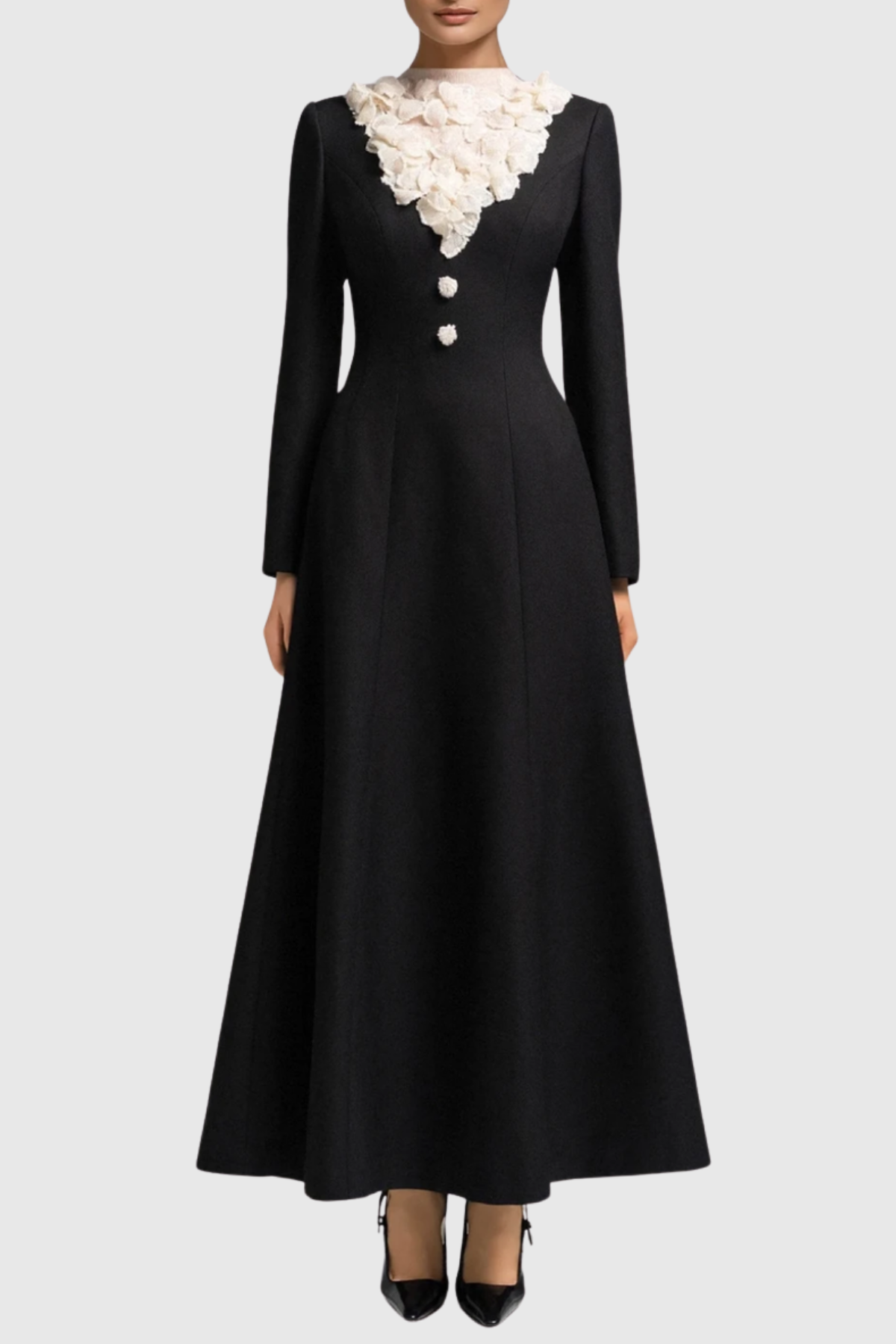 Teigo Floral Sequin Maxi Dress