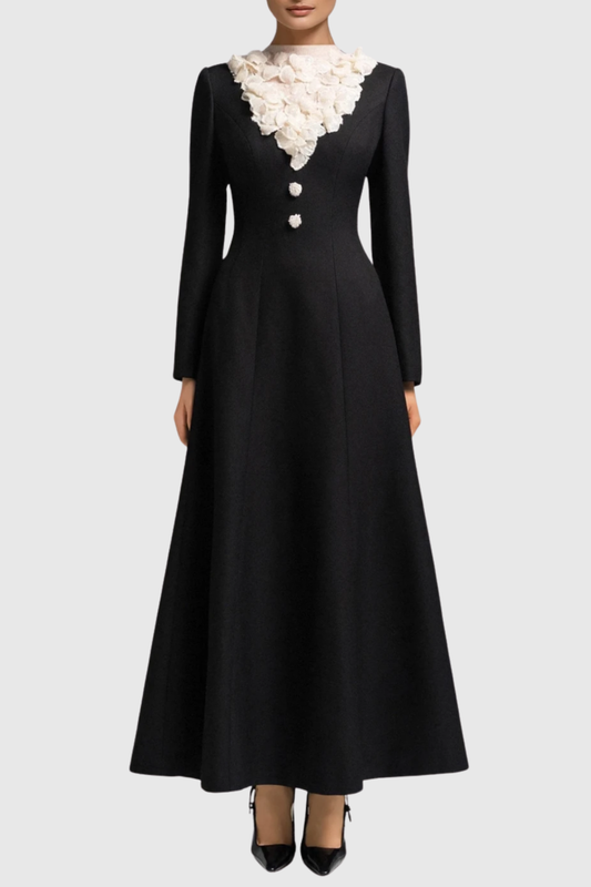 Teigo Floral Sequin Maxi Dress