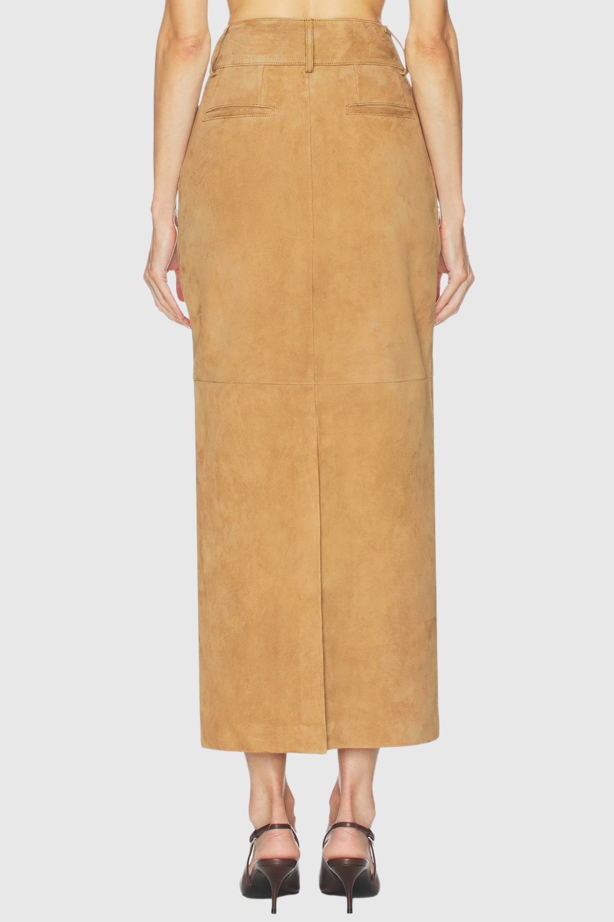 Tekoa Suede Midi Skirt