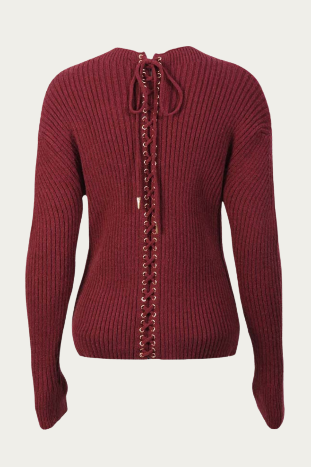 Telia Lace Up Sweater