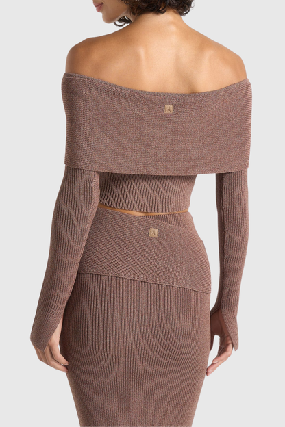 Tessie Off Shoulder Knit Top