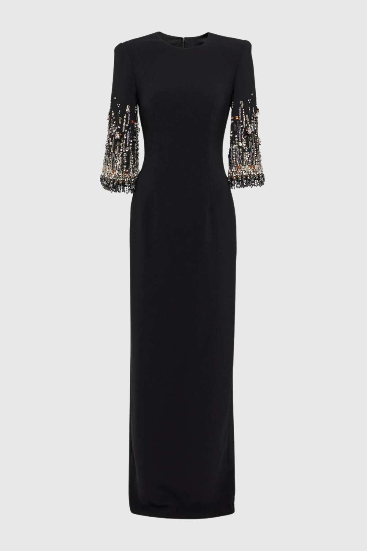 Thista Crystal Embellished Maxi Dress - Black