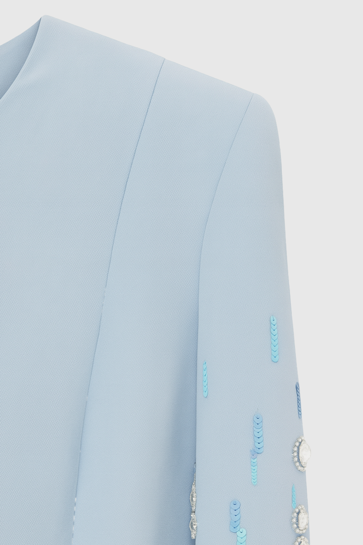 Thista Crystal Embellished Maxi Dress - Blue