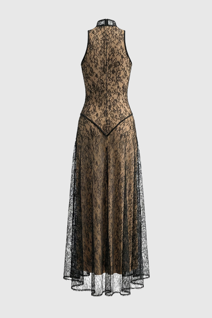 Timya Lace Sleeveless Maxi Dress