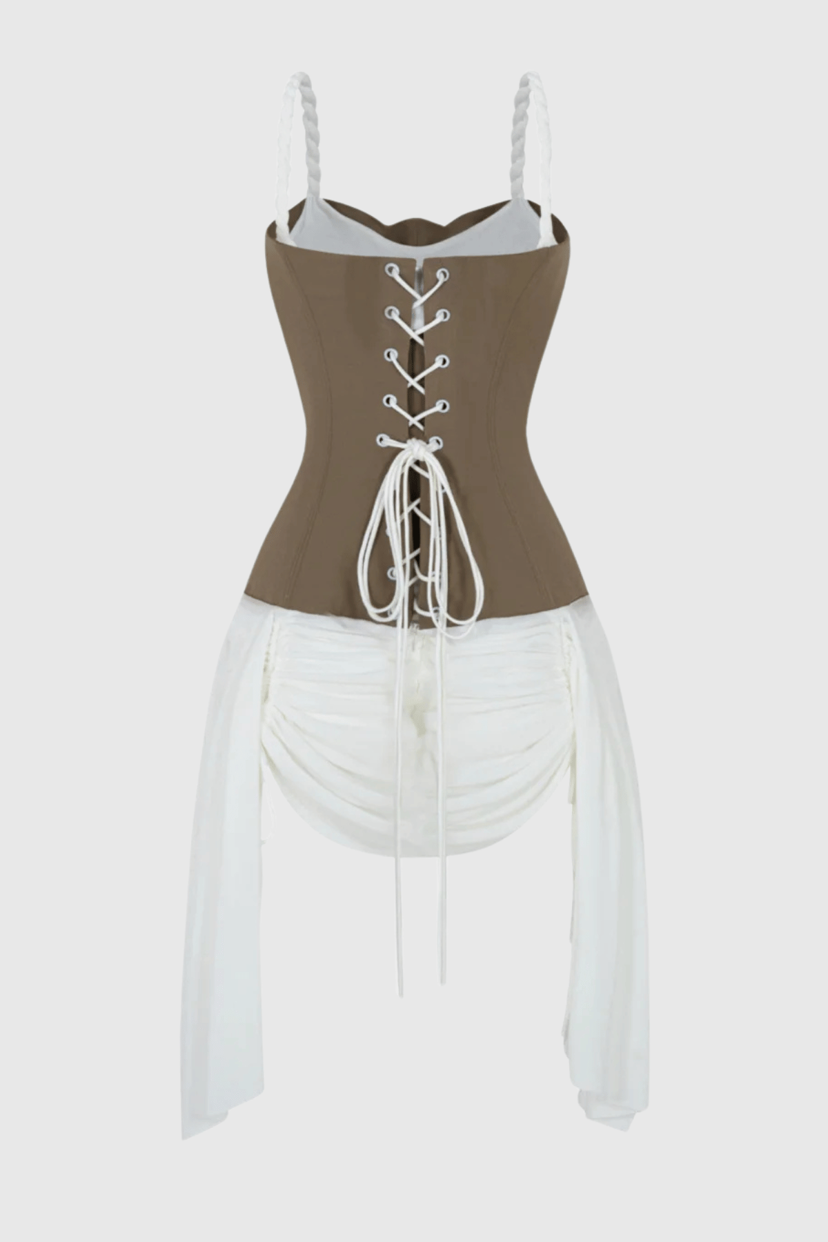 Tindra Bustier Ruched Mini Dress