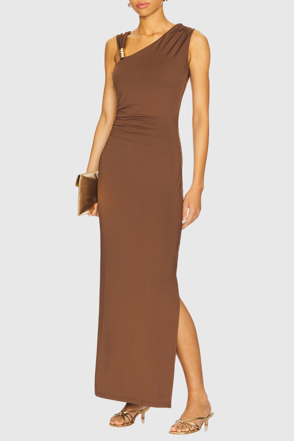 Titania Asymmetric Maxi Dress
