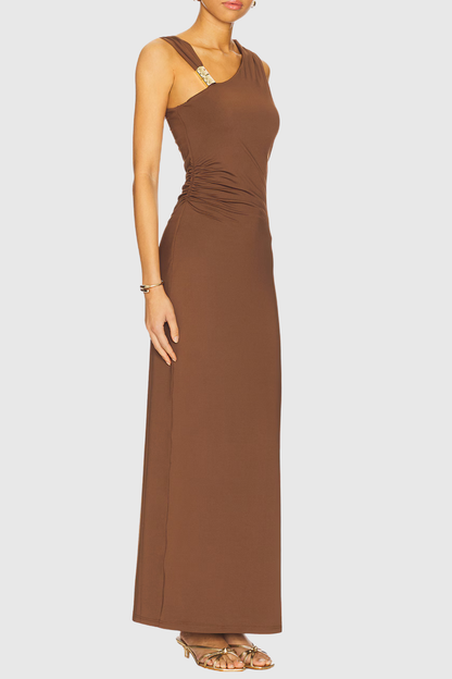 Titania Asymmetric Maxi Dress