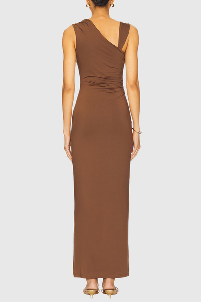 Titania Asymmetric Maxi Dress