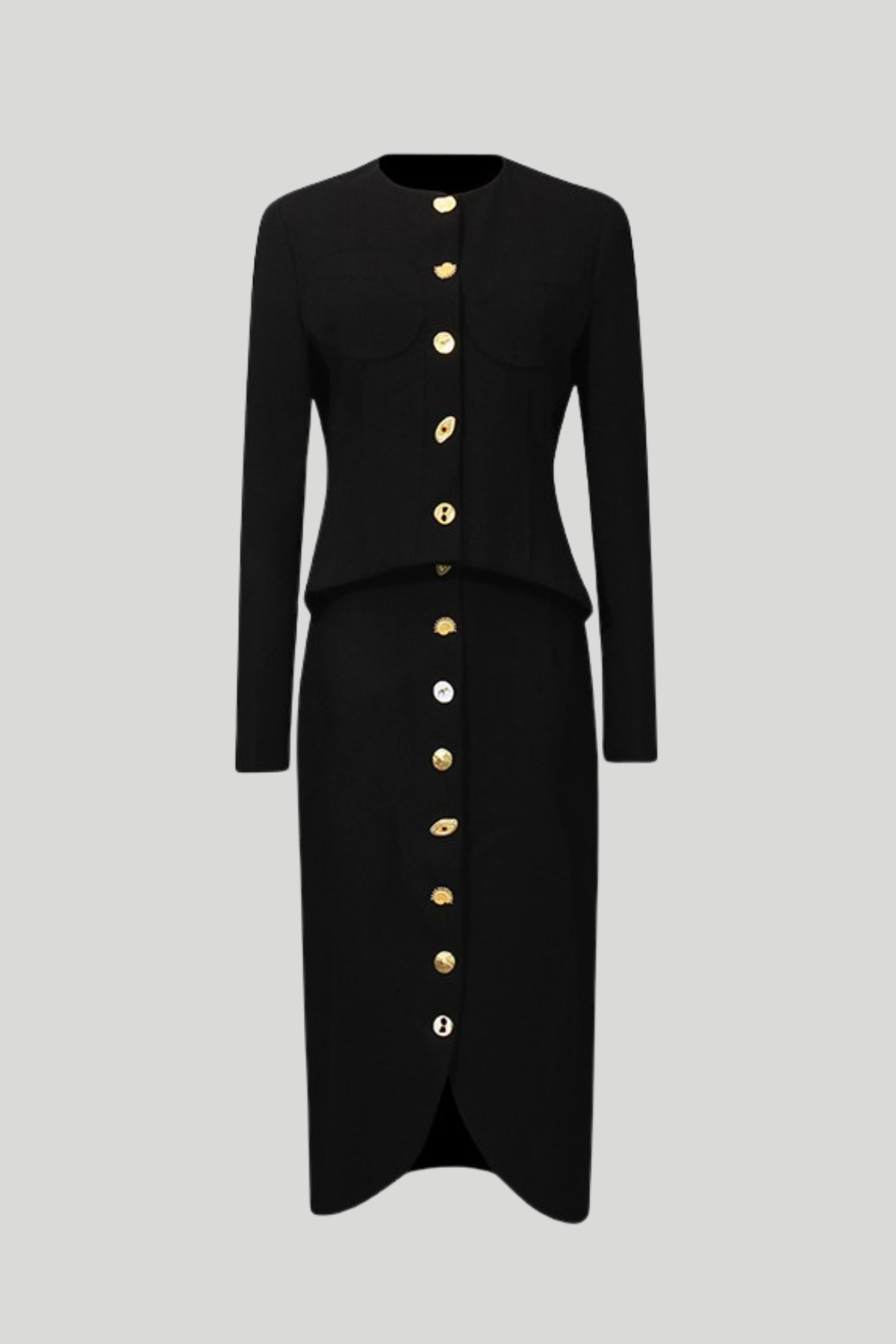 Tolliva Corset Blazer & Skirt Set