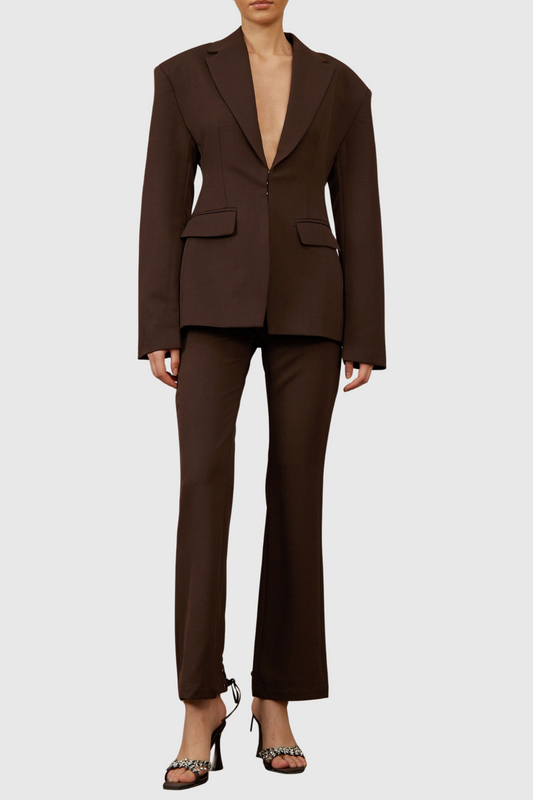 Torsto Lace-Up Blazer & Trousers Set