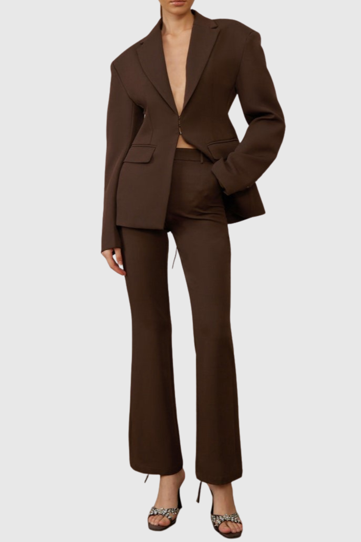 Torsto Lace-Up Blazer & Trousers Set