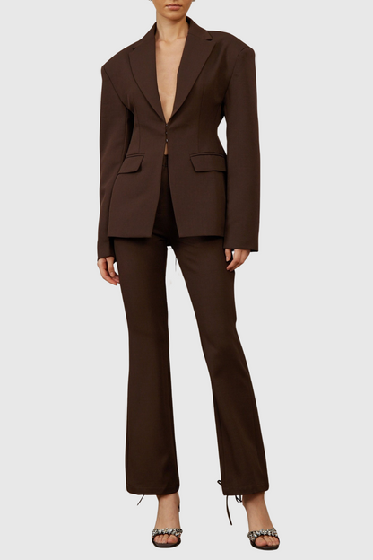 Torsto Lace-Up Blazer & Trousers Set