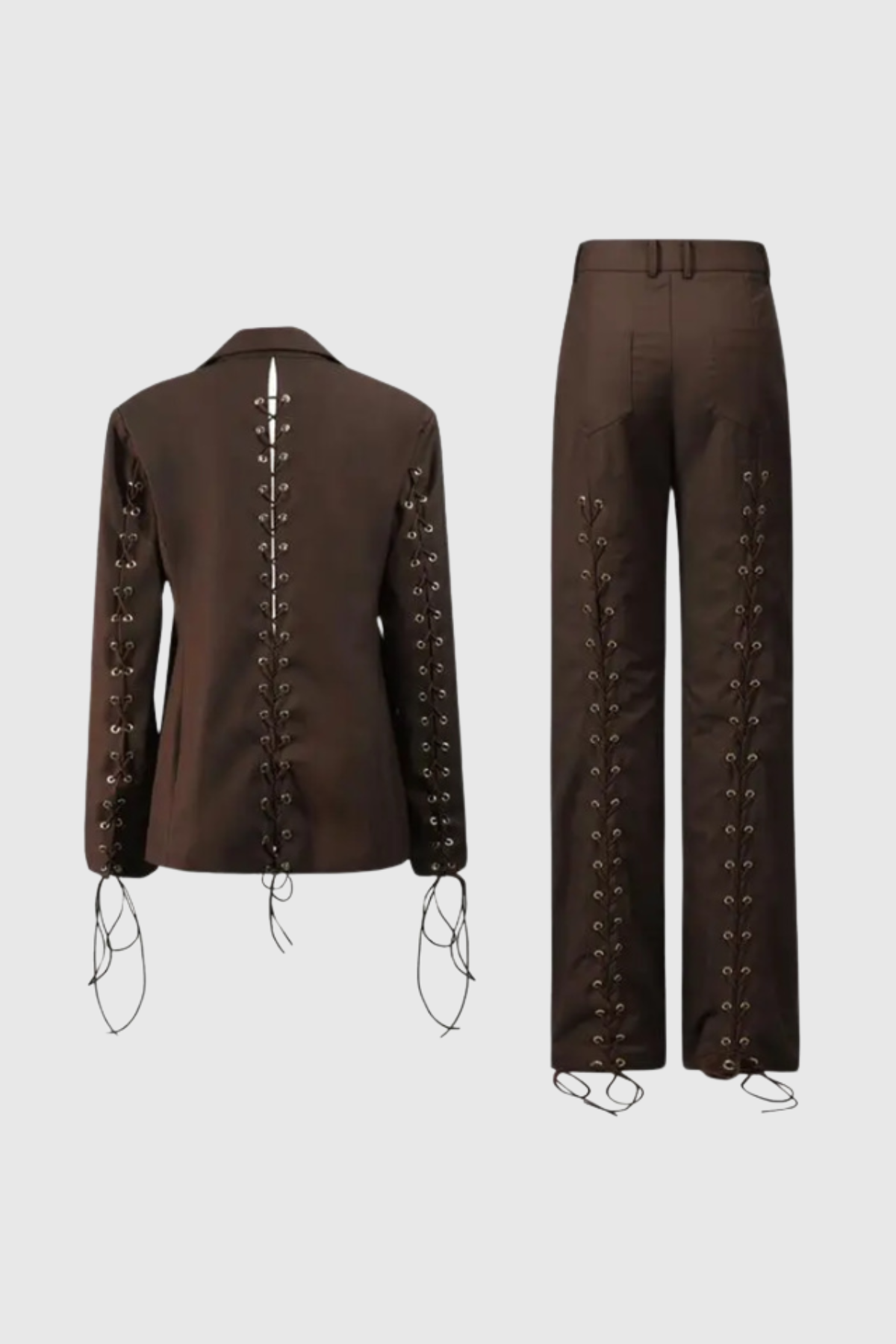 Torsto Lace-Up Blazer & Trousers Set