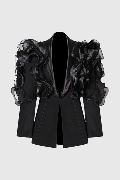 Tovana Ruffle Blazer