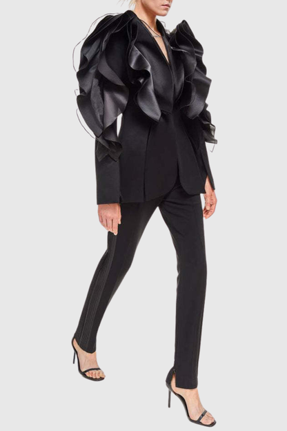 Tovana Ruffle Blazer