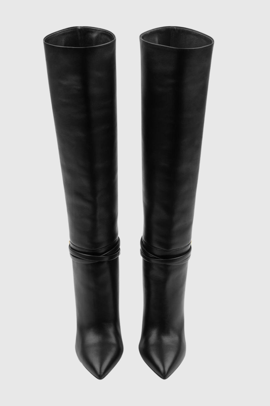 Trevoa Leather Padlock Boots