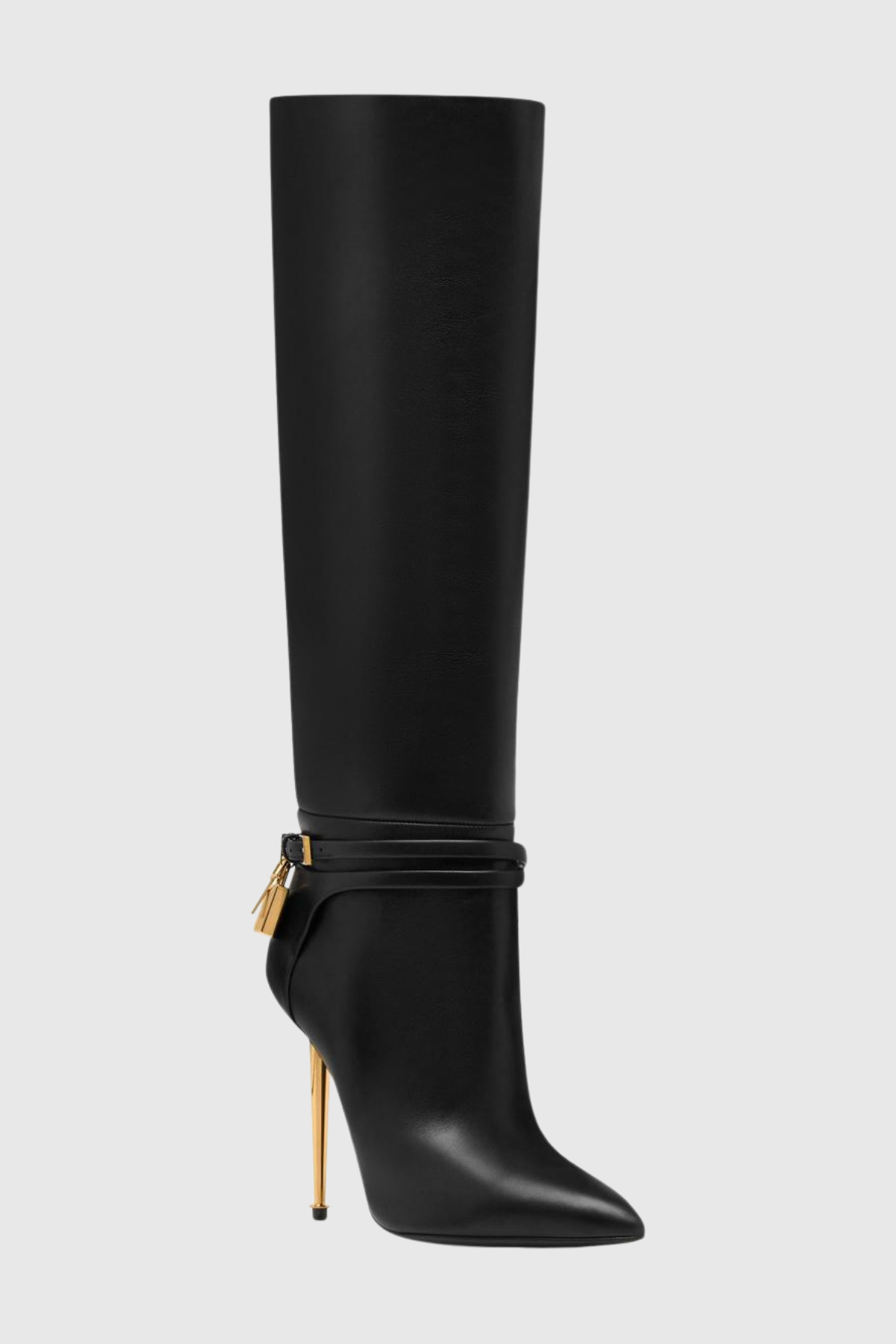 Trevoa Leather Padlock Boots