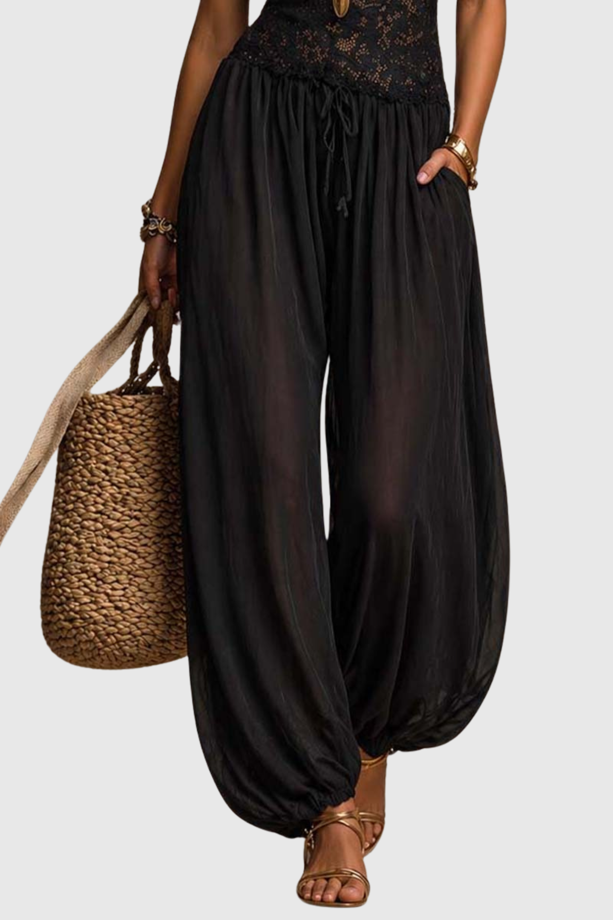 Trillia Lace Harem Jumpsuit