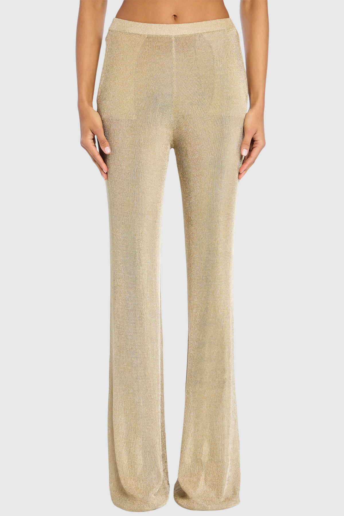 Trisha Metallic Knit Top