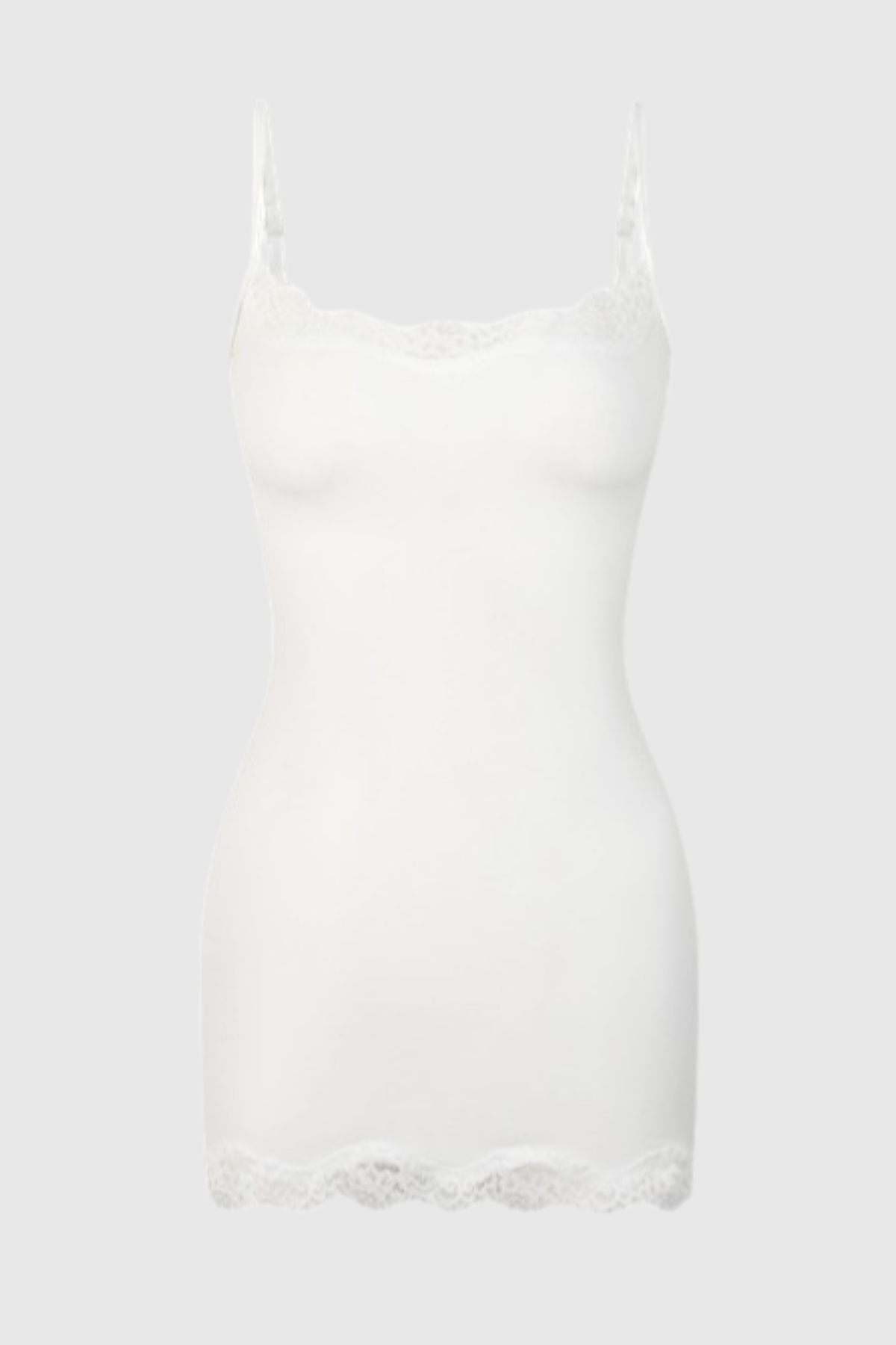 Trista Lace Mini Dress - White