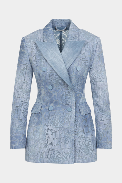 Truett Rose Jacquard Blazer & Pants Set