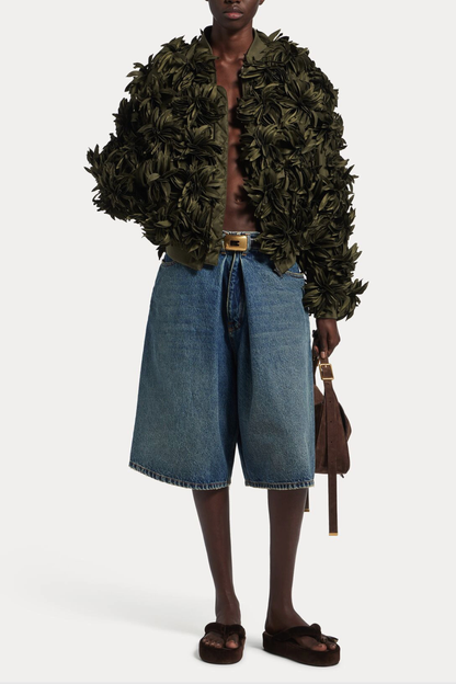Twyla Folded Denim Shorts