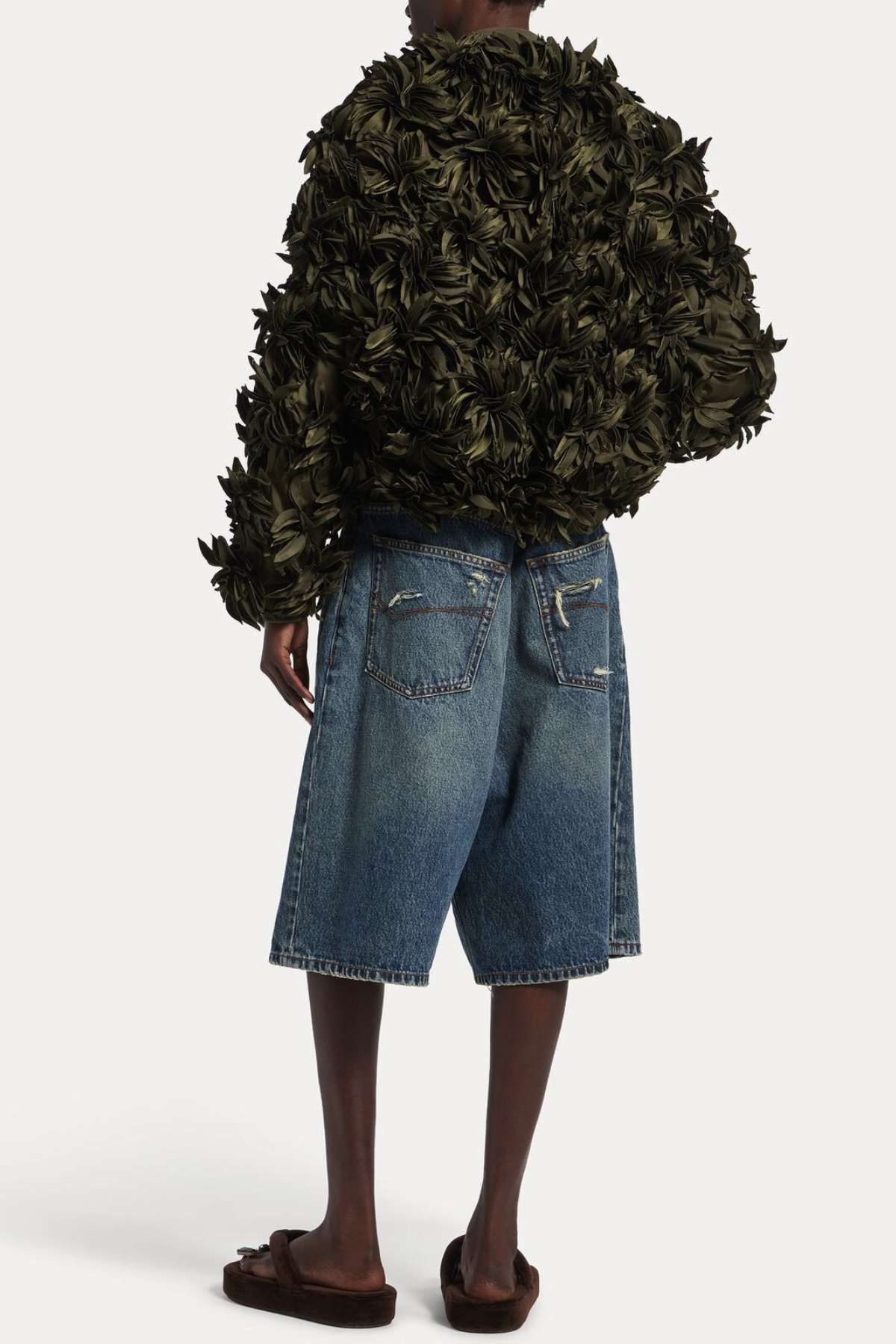 Twyla Folded Denim Shorts