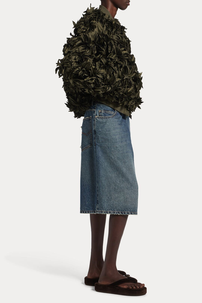 Twyla Folded Denim Shorts