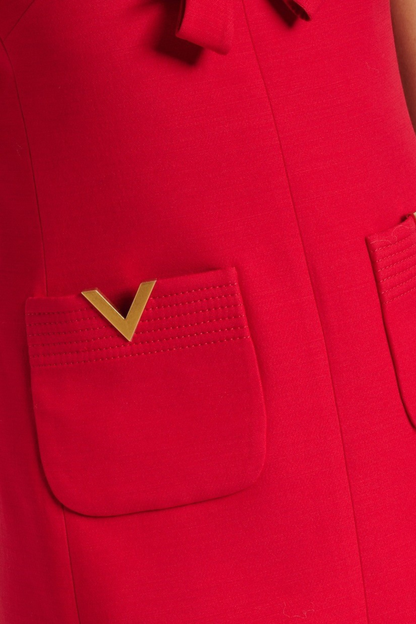 Tynan Bow-detail Mini Dress