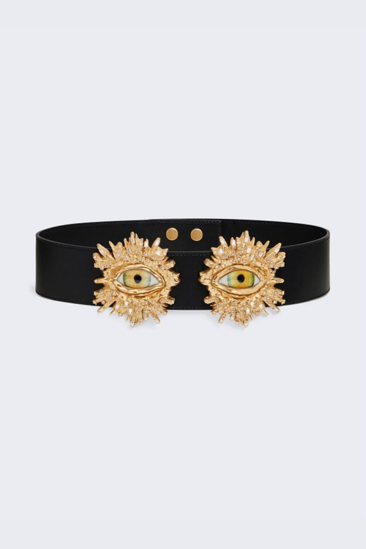 Ulises Eye Rhinestone Embellished Belt