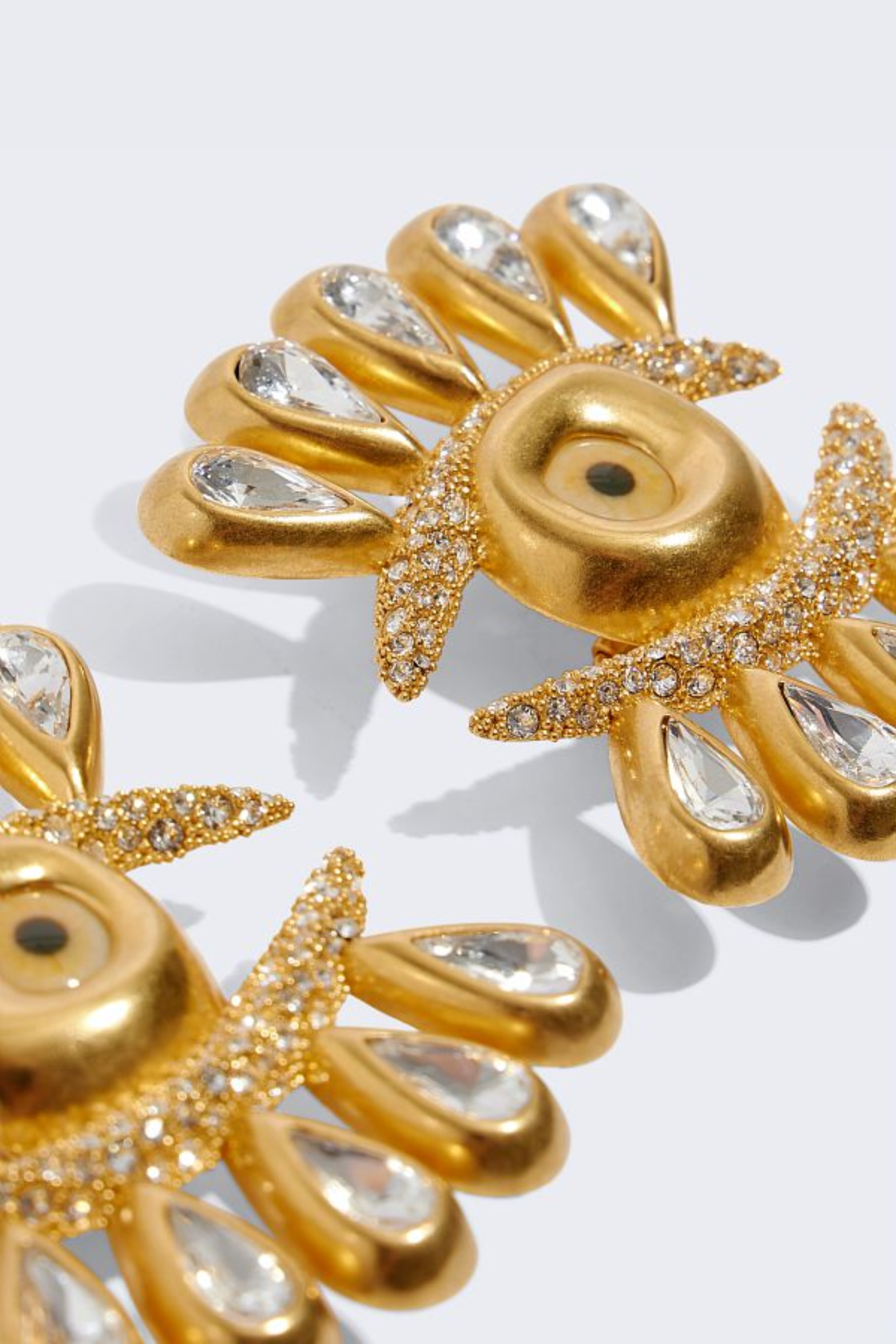 Ulises Rhinestone Eyelash Earrings