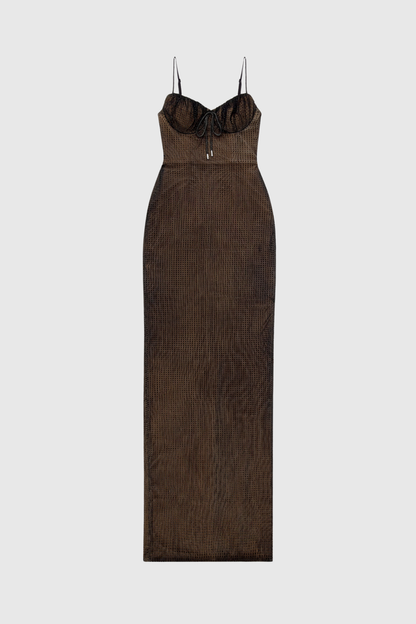 Vadara Crystal Embellished Maxi Dress