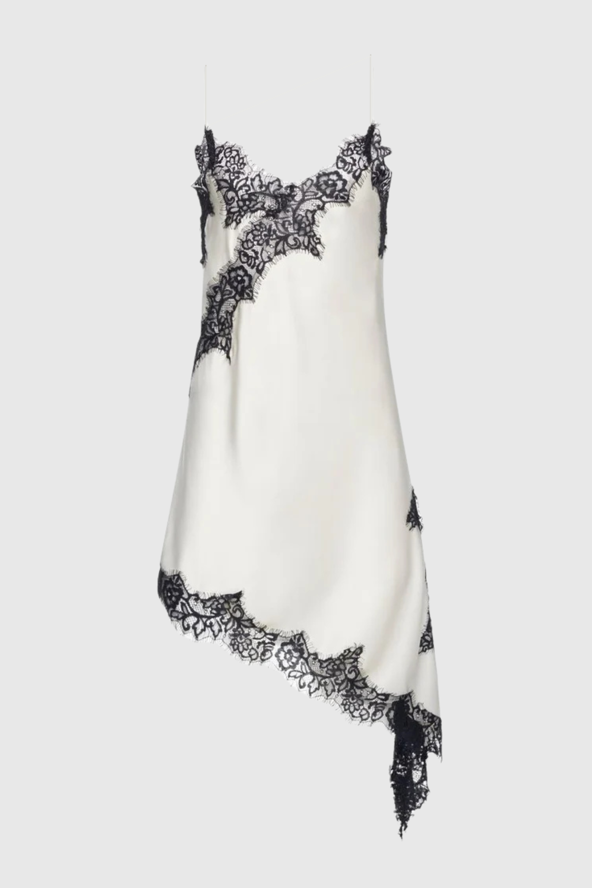 Valkyria Asymmetric Lace Mini Dress