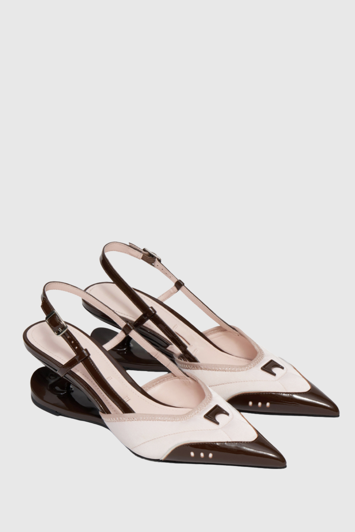Vawson Slingbacks Lace-up Pumps - Pink