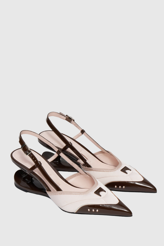 Vawson Slingbacks Lace-up Pumps - Pink