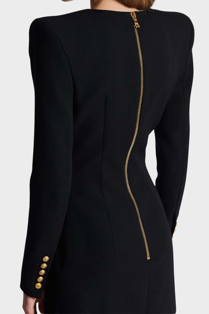 Vinoka Buttoned Mini Blazer Dress