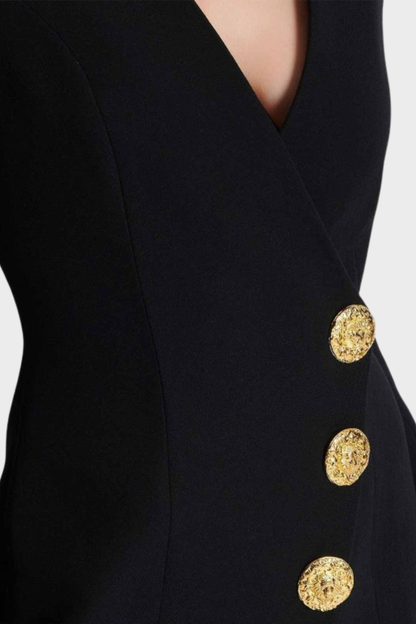 Vinoka Buttoned Mini Blazer Dress